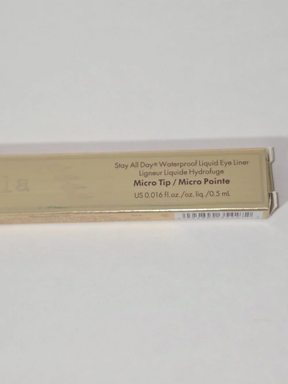 stila Stay All Day Waterproof Liquid Eye Liner Micro Tip -Intense Black -0.5 mL